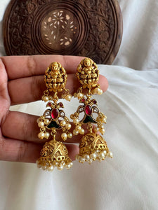 Kundan Lakshmi light weight jhumkas House of Jhumkas