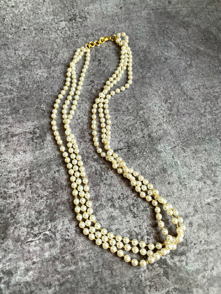 3 layer Pearl maala