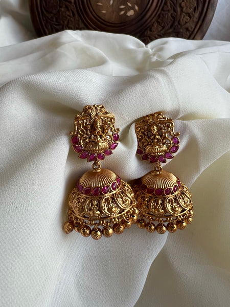 Kemp Lakshmi bridal coin jhumkas