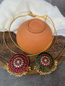 Kundan Jumbo pendant Hasli