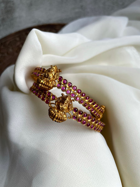 Ruby Lakshmi bangles set of 2