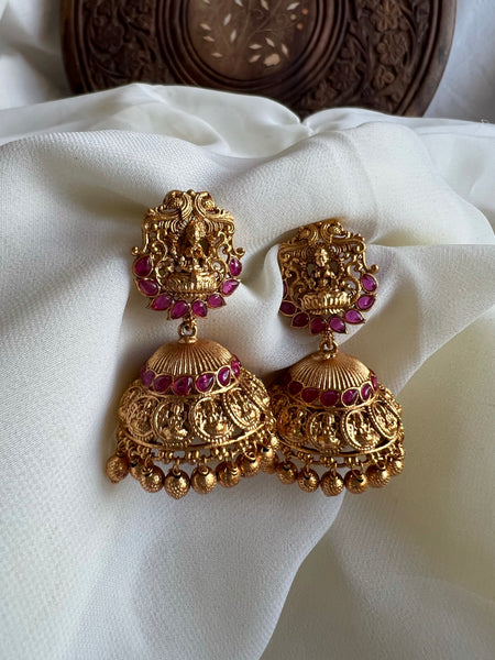 Kemp Lakshmi bridal coin jhumkas