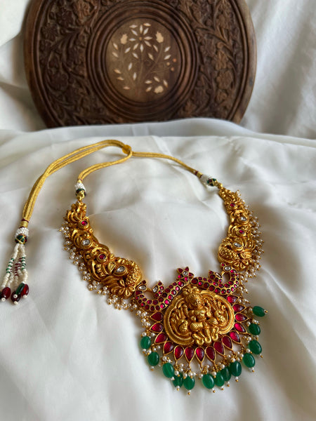 Nagas Lakshmi Annam necklace with studs