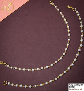 Single layer Pearl earring chain