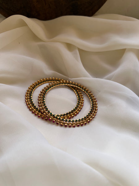 Double color kemp bangles