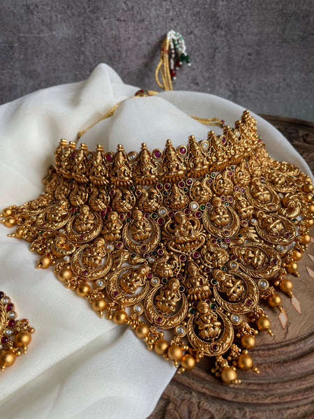 Premium Nagas temple work Choker