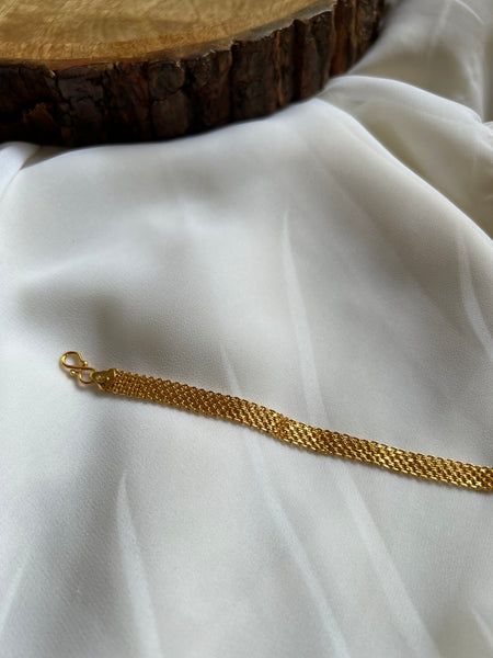 Unisex gold like bracelets
