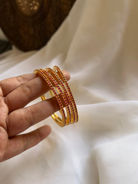 Premium super thin stone bangles