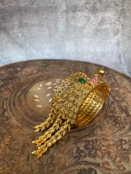 3D peacock antique Kada
