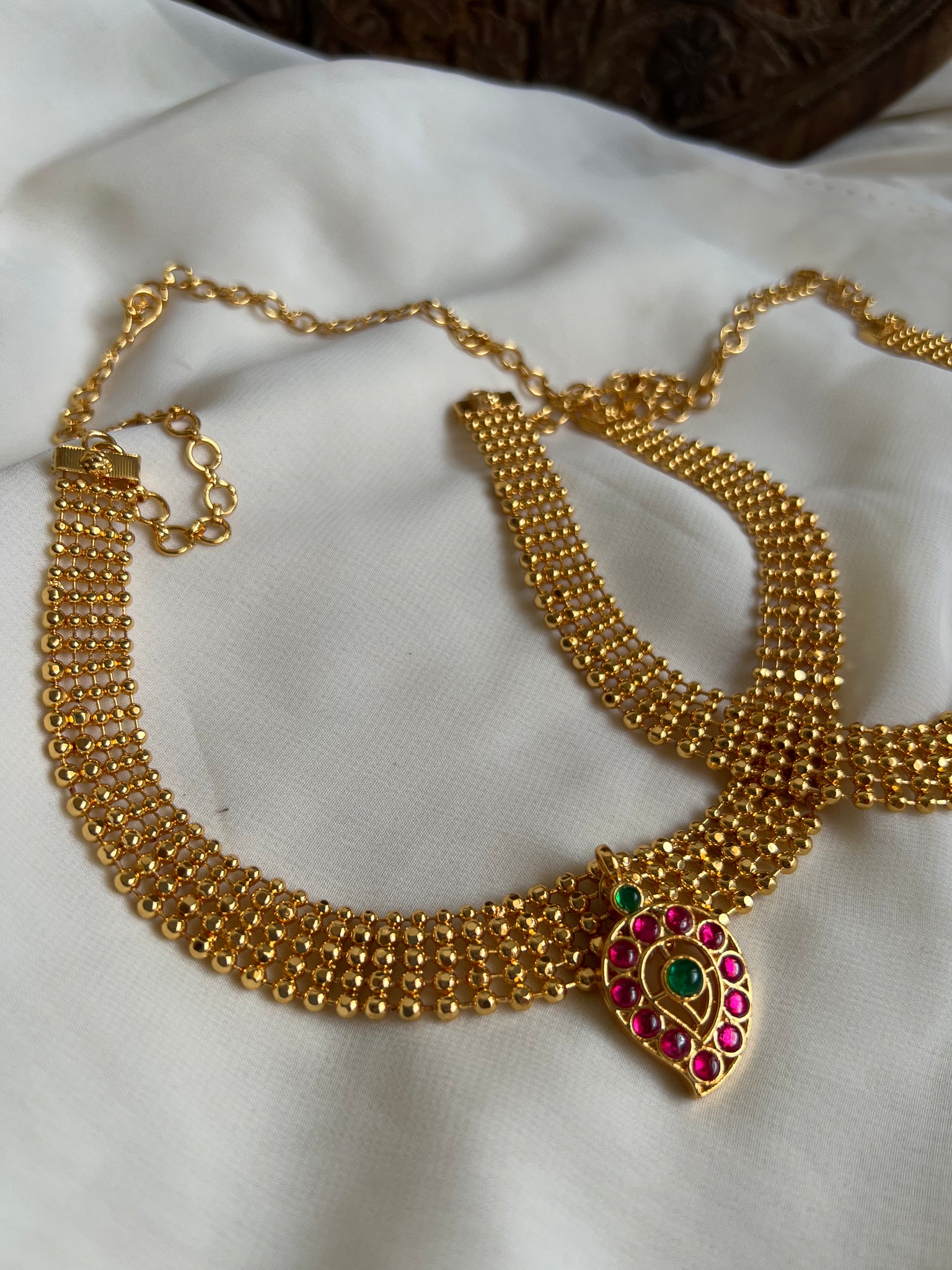 Kerala style manga necklace