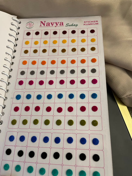 Bindi book with stone design