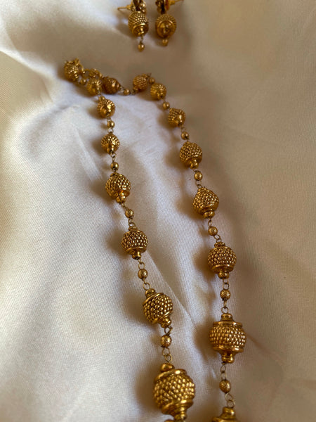 Antique dori maala with studs