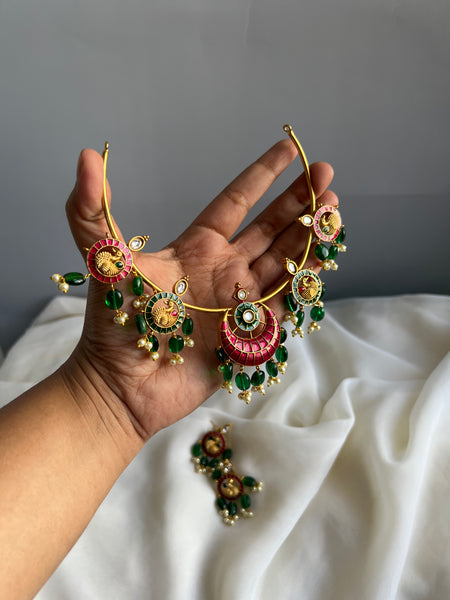 Kundan look alike choker with studs