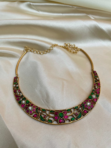 Kundan floral Hasli