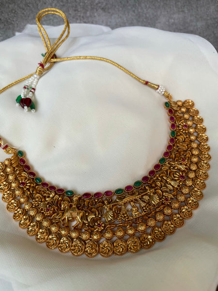 Vivaah necklace with jhumkas