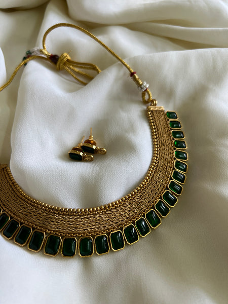 Kemp designer necklace with studs