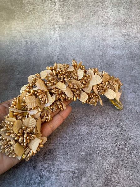 Golden Bougainville dried flowers