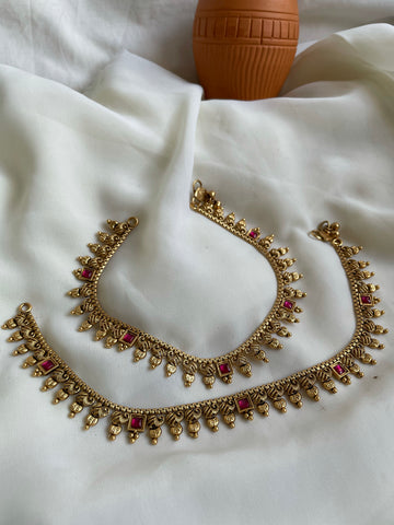 Kemp bridal anklets