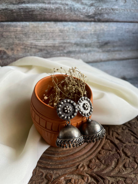 Plain antique Jhumkas