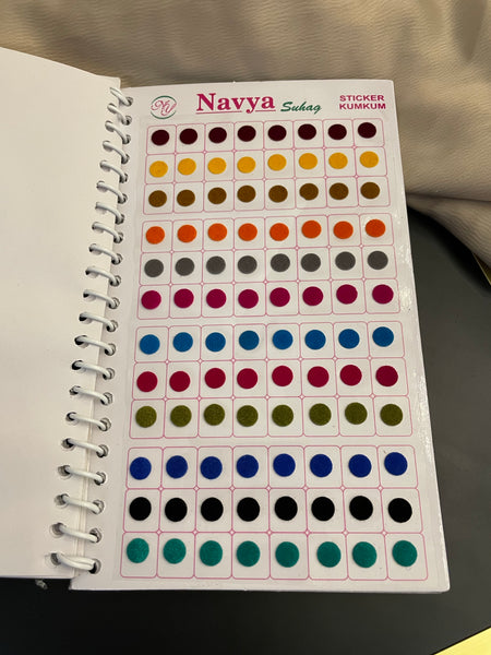 Bindi book with stone design