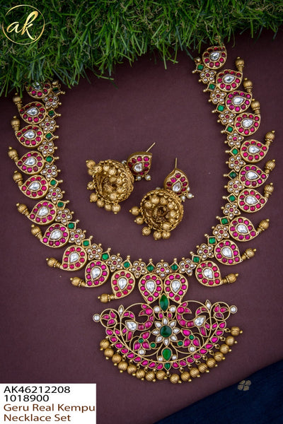 Original kundan manga Haram and short necklace combo