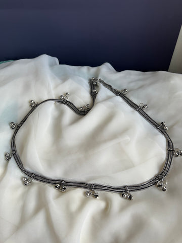 3 line oxidised hip belt