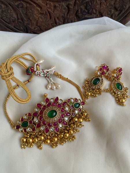 Kemp Jadau like choker with earrings