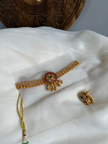 Kemp chakra choker with studs