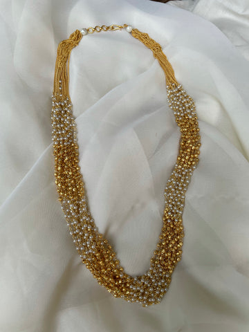 15 layer Pearl gold maala