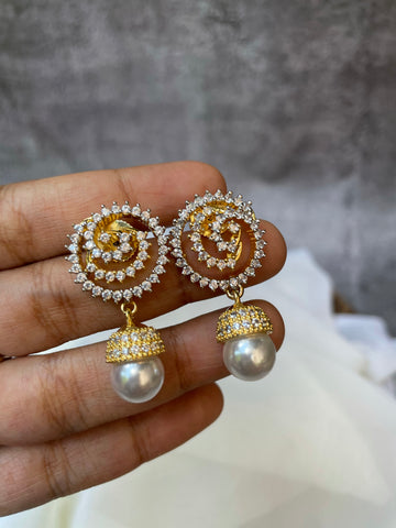 Ad stone swirl Pearl drops