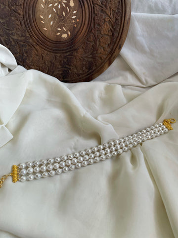 Chunky Pearl choker