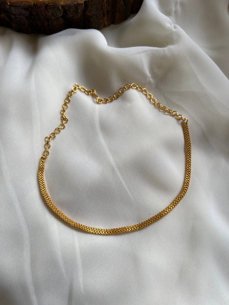Plain chain for pendant with extension loops
