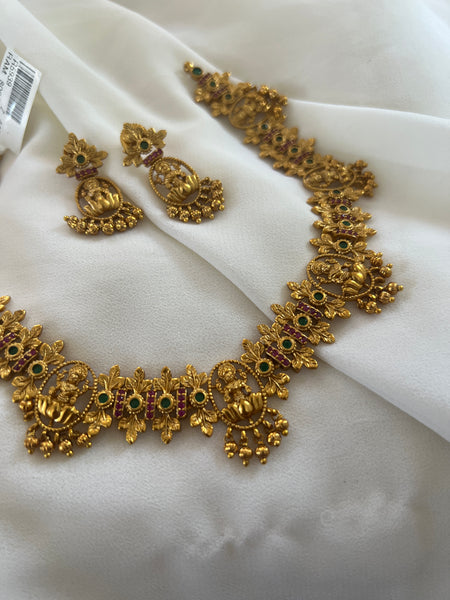 Kemp Lakshmi  designer necklace with studs