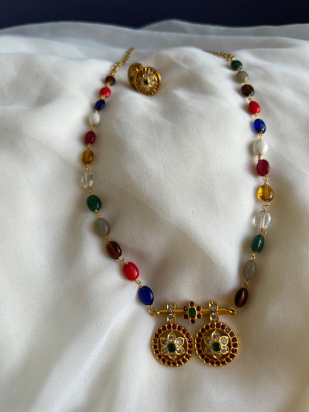 Lakshmi mangalsutra with earrings