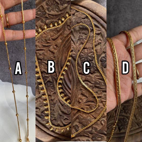 Delicate gold Hip chains (4 designs )
