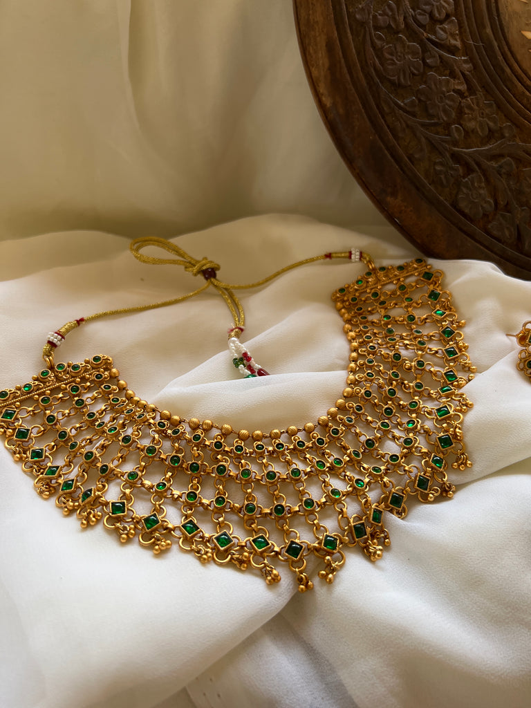 Jali necklace hotsell designs
