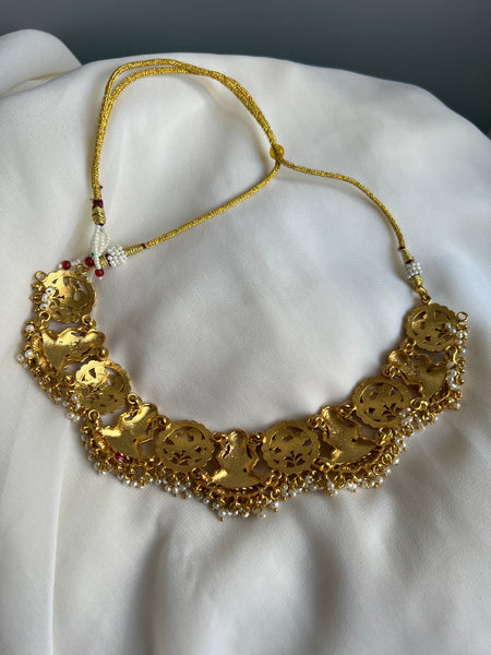 Lakshmi Annam temple necklace