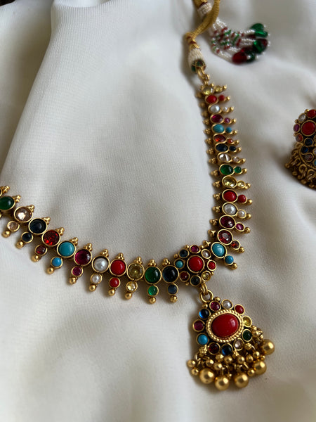 Vintage Kemp attigai with Jhumkas