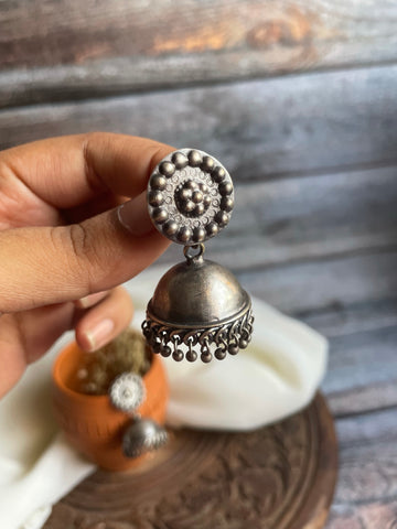Plain antique Jhumkas
