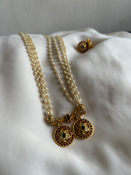 Lakshmi mangalsutra with earrings