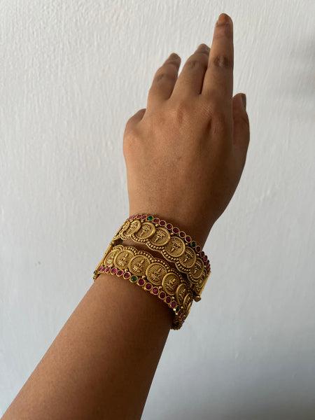 Bridal kemp Lakshmi bangles (3 Color options)