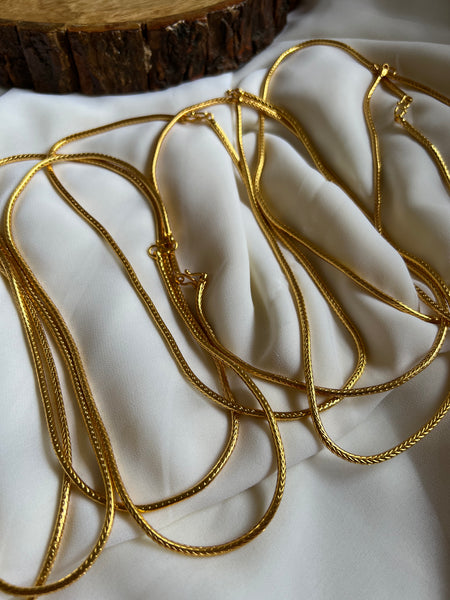 Gold like chain for pendant /thaali