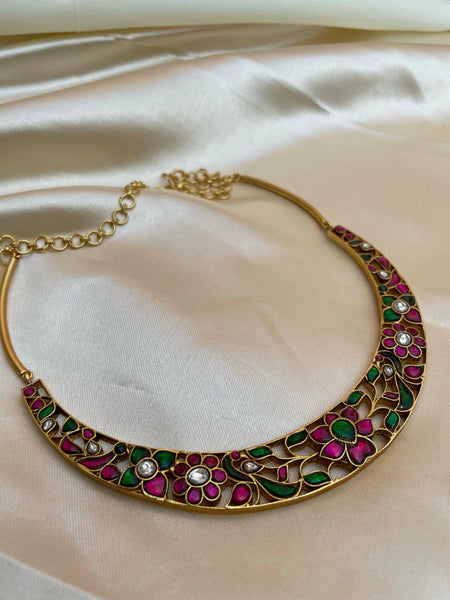 Kundan floral Hasli