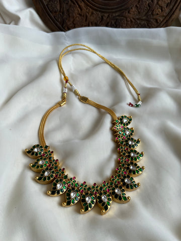 Reversible premium Manga Kundan necklace