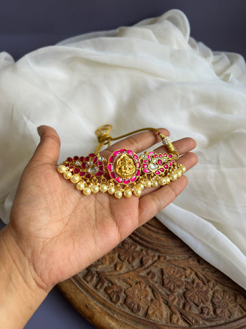 Peacock Lakshmi choker