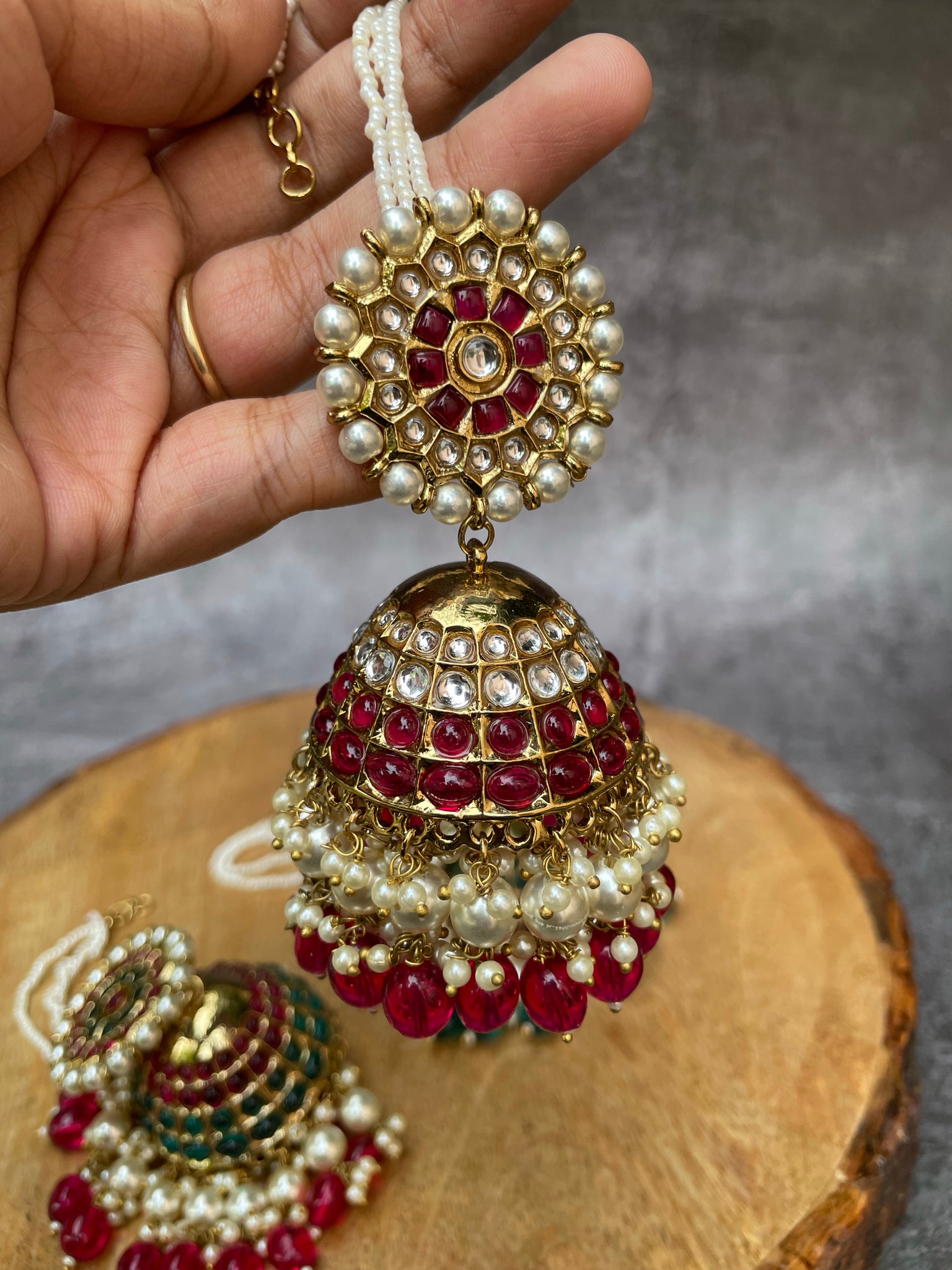 Jumbo polki like Jhumkas