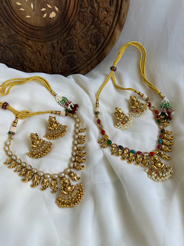 Kemp Ganesha short necklace with studs