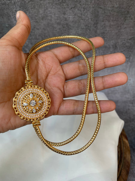 Jumbo round stud Mogappu chain