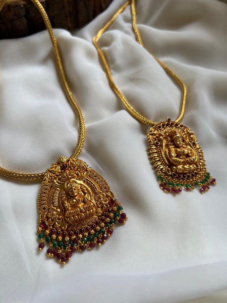 Temple lakshmi necklace deals