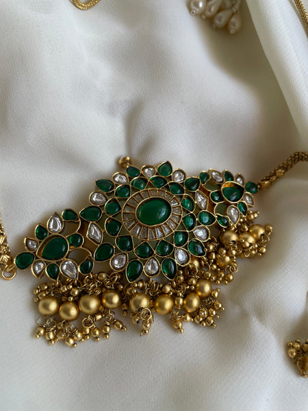 Kemp Jadau like choker with earrings